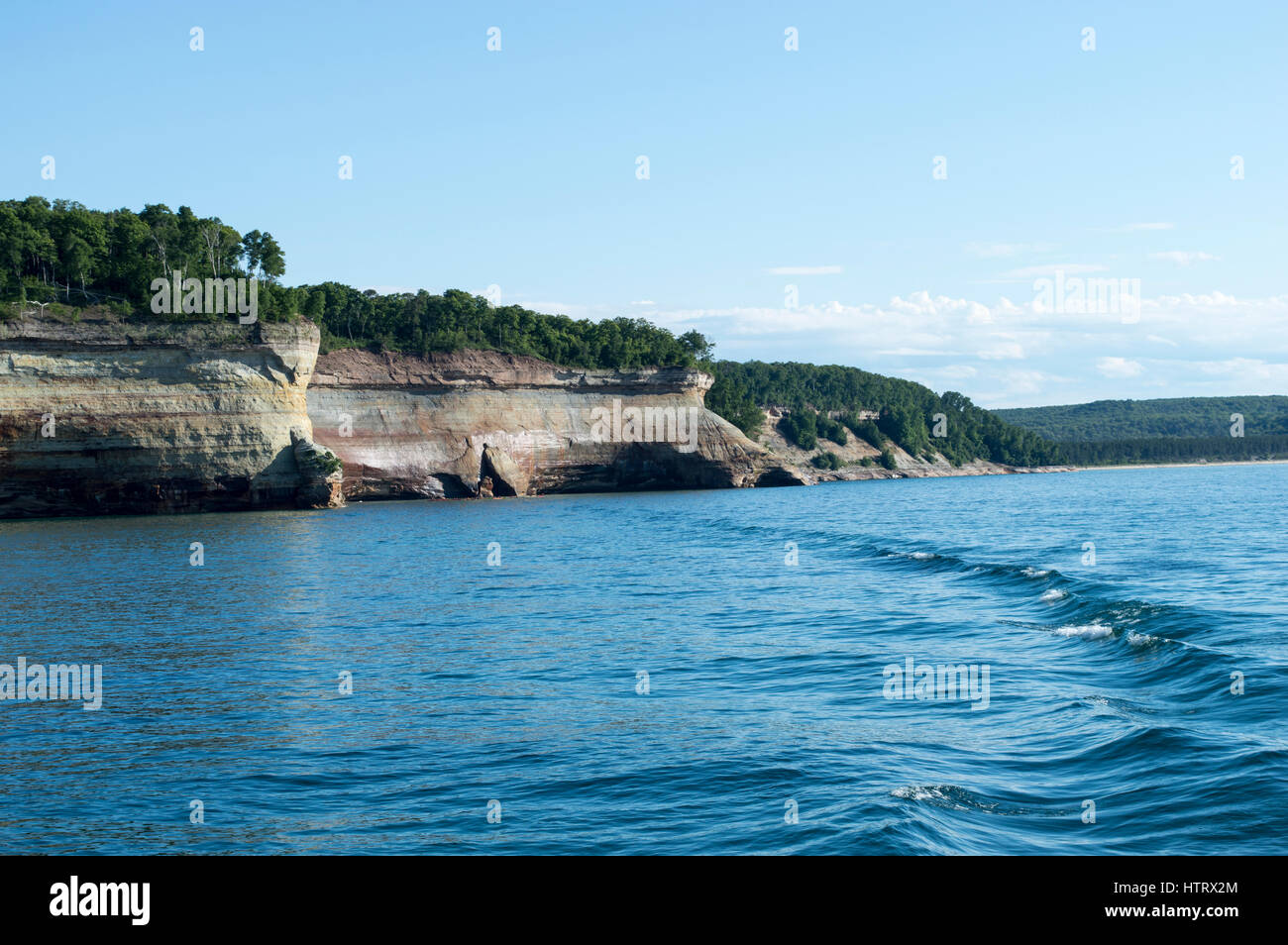 Painted Rocks, Upper Peninsula Michigan Stock Photo Alamy