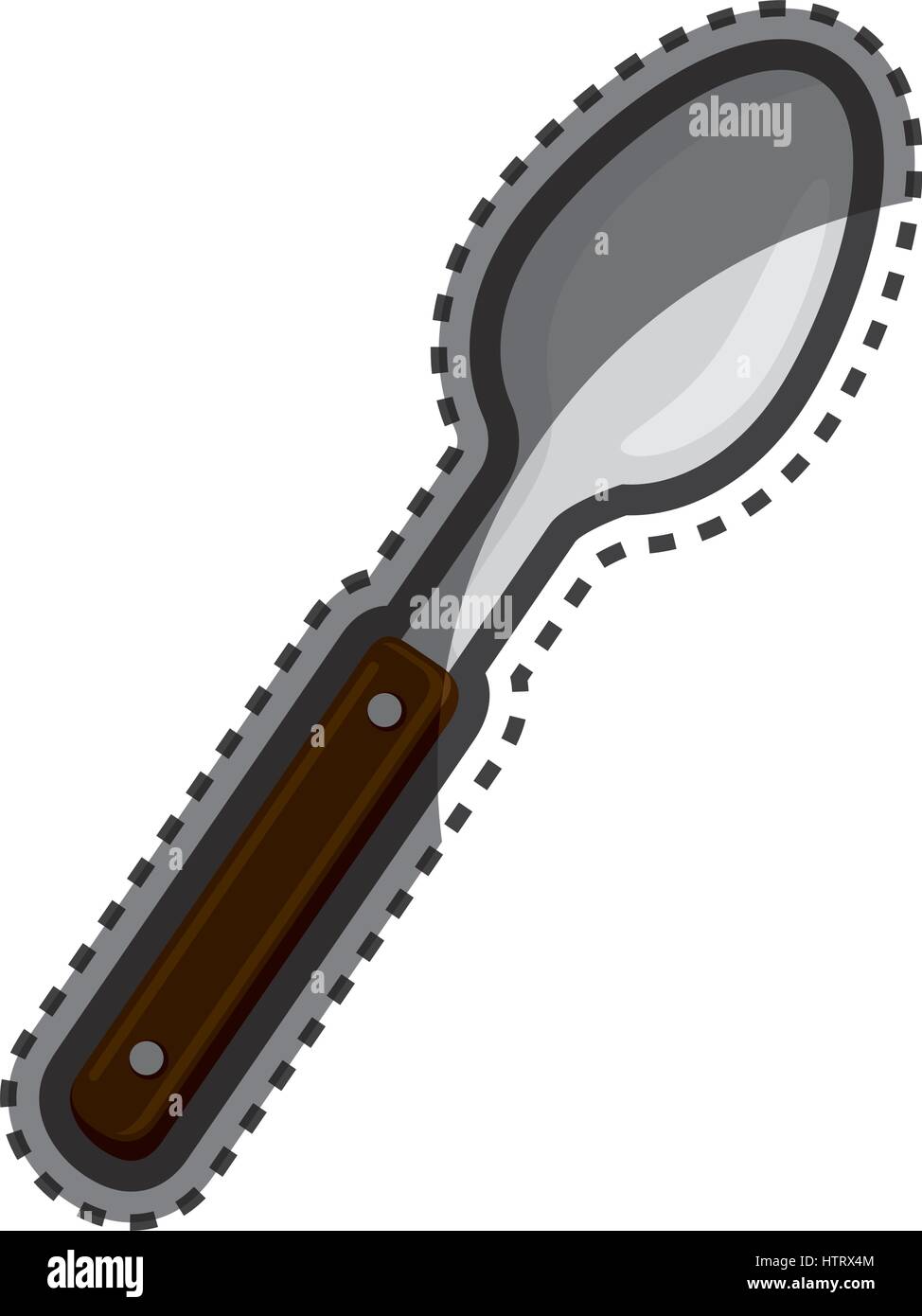 spoon cutlery isolated icon Stock Vector Image & Art - Alamy
