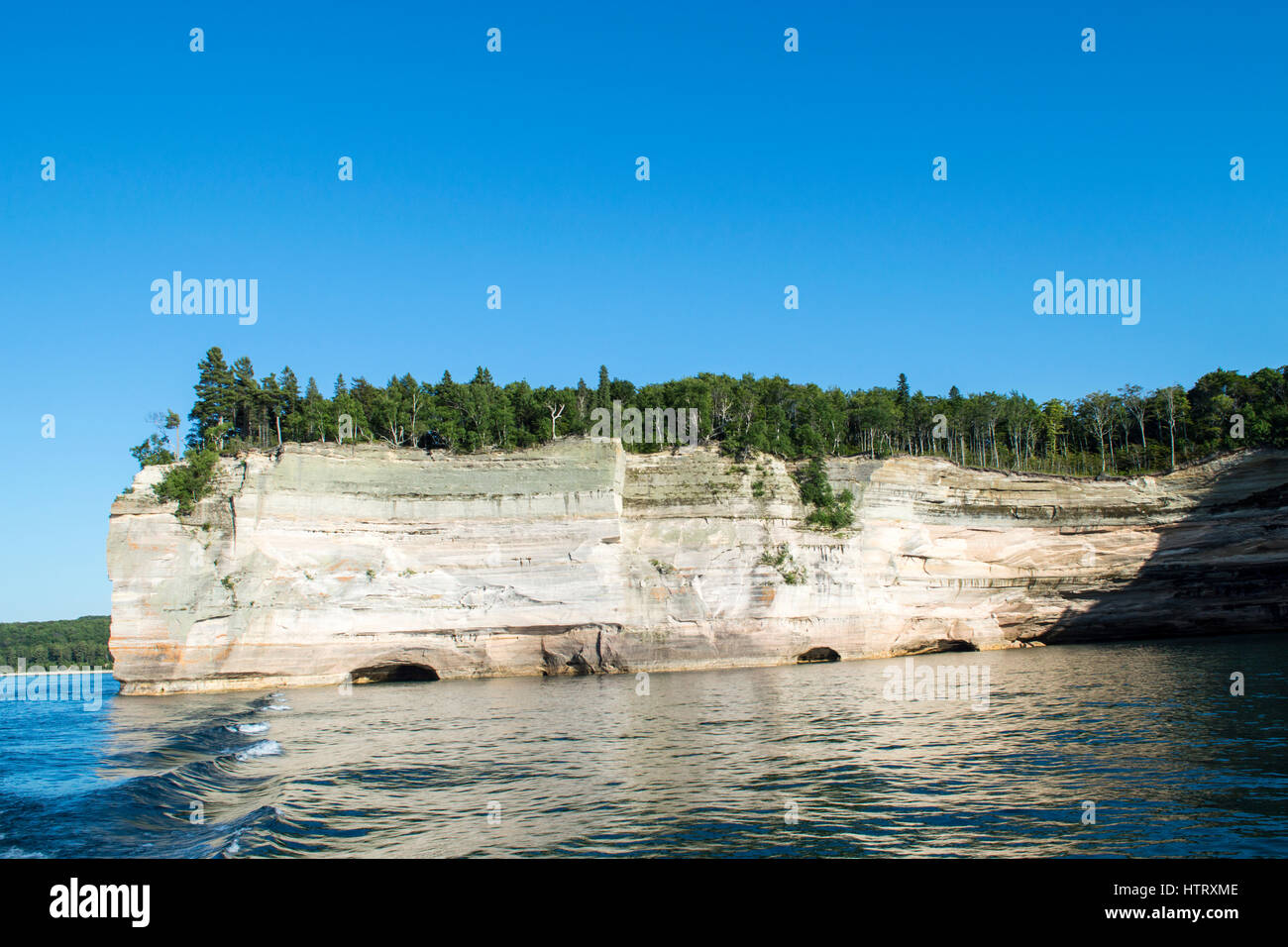 Painted Rocks, Upper Peninsula Michigan Stock Photo Alamy