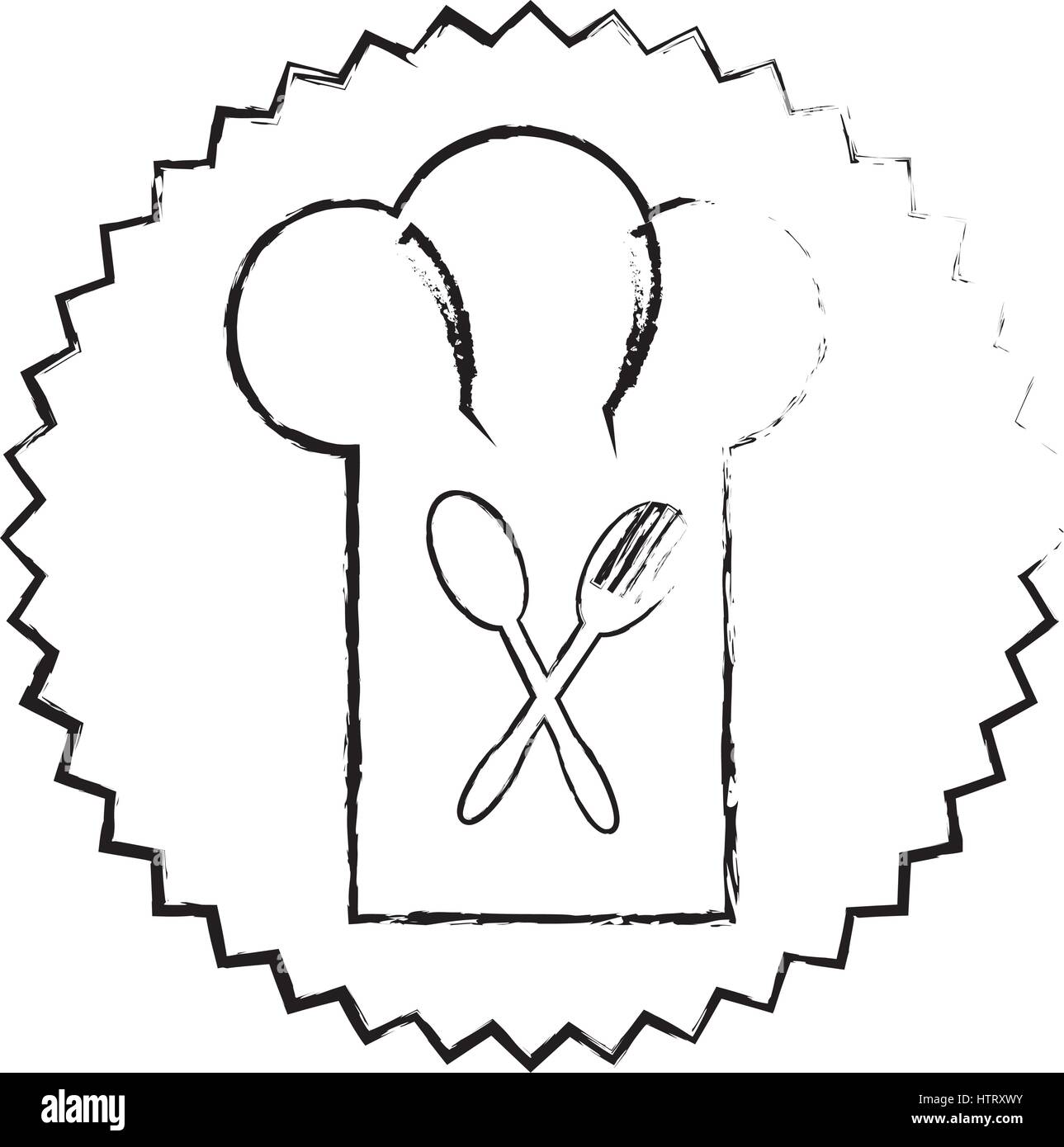 chef hat restaurant emblem Stock Vector Image & Art Alamy