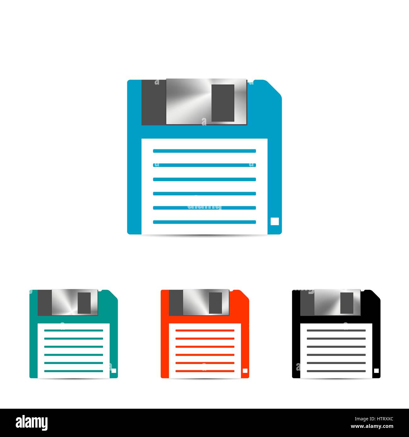 Save icon vector, diskette solid logo illustration, pictogram isolated on  white Stock Vector