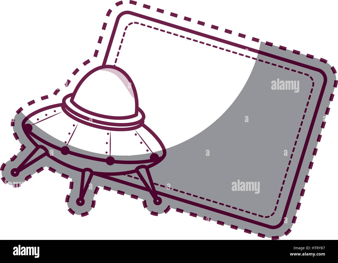 spaceship child toy icon Stock Vector Image & Art - Alamy