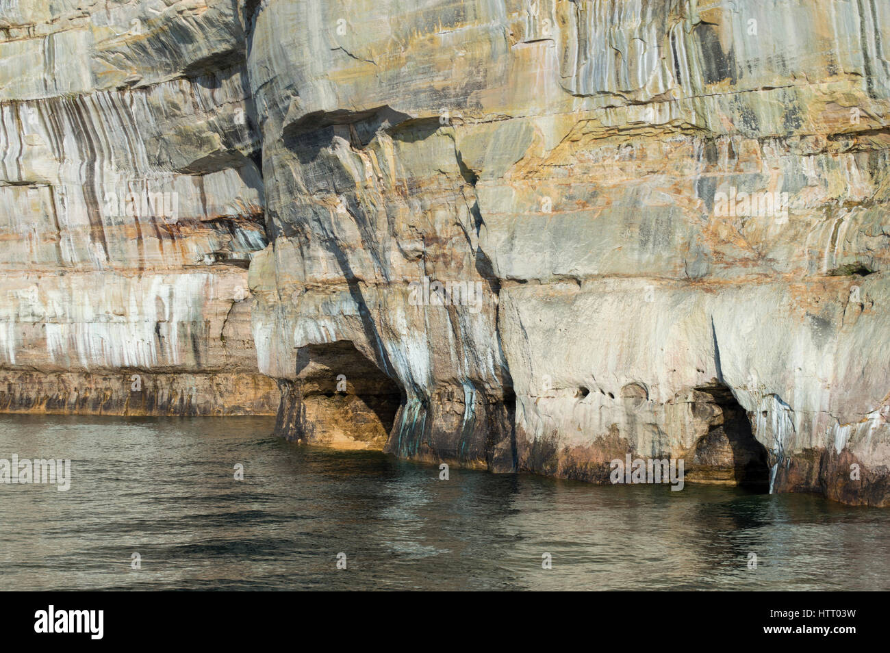 Painted Rocks, Upper Peninsula Michigan Stock Photo Alamy