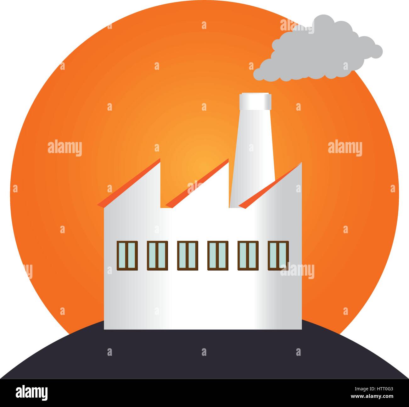 factory plant isolated icon Stock Vector Image & Art - Alamy
