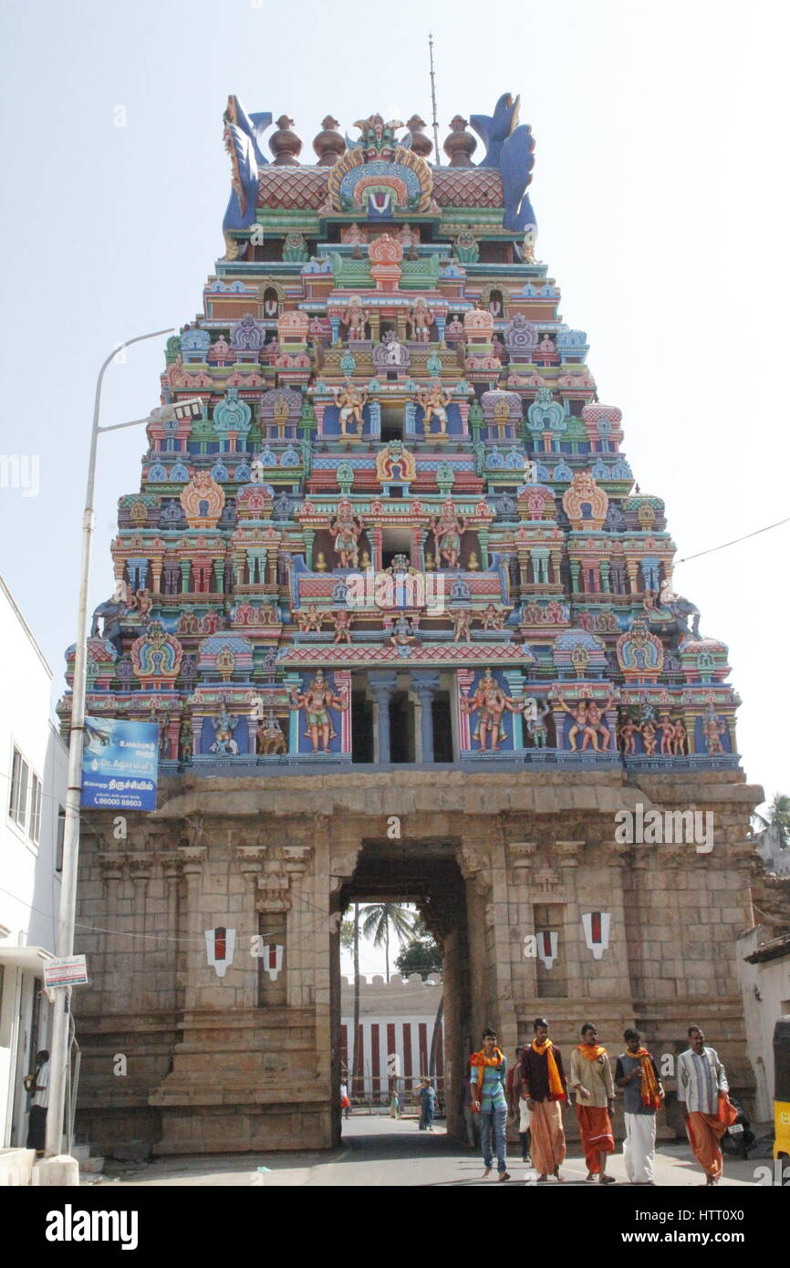 Various Gopurams Of The Ranganathaswamy Temple Srirangam The Largest 