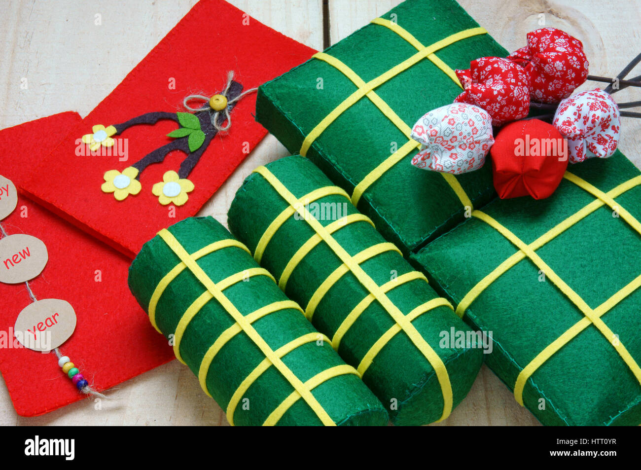 Vietnamese Food Banh Chung Banh Tet Are Traditional Eating On Tet Holiday Stock Photo Alamy