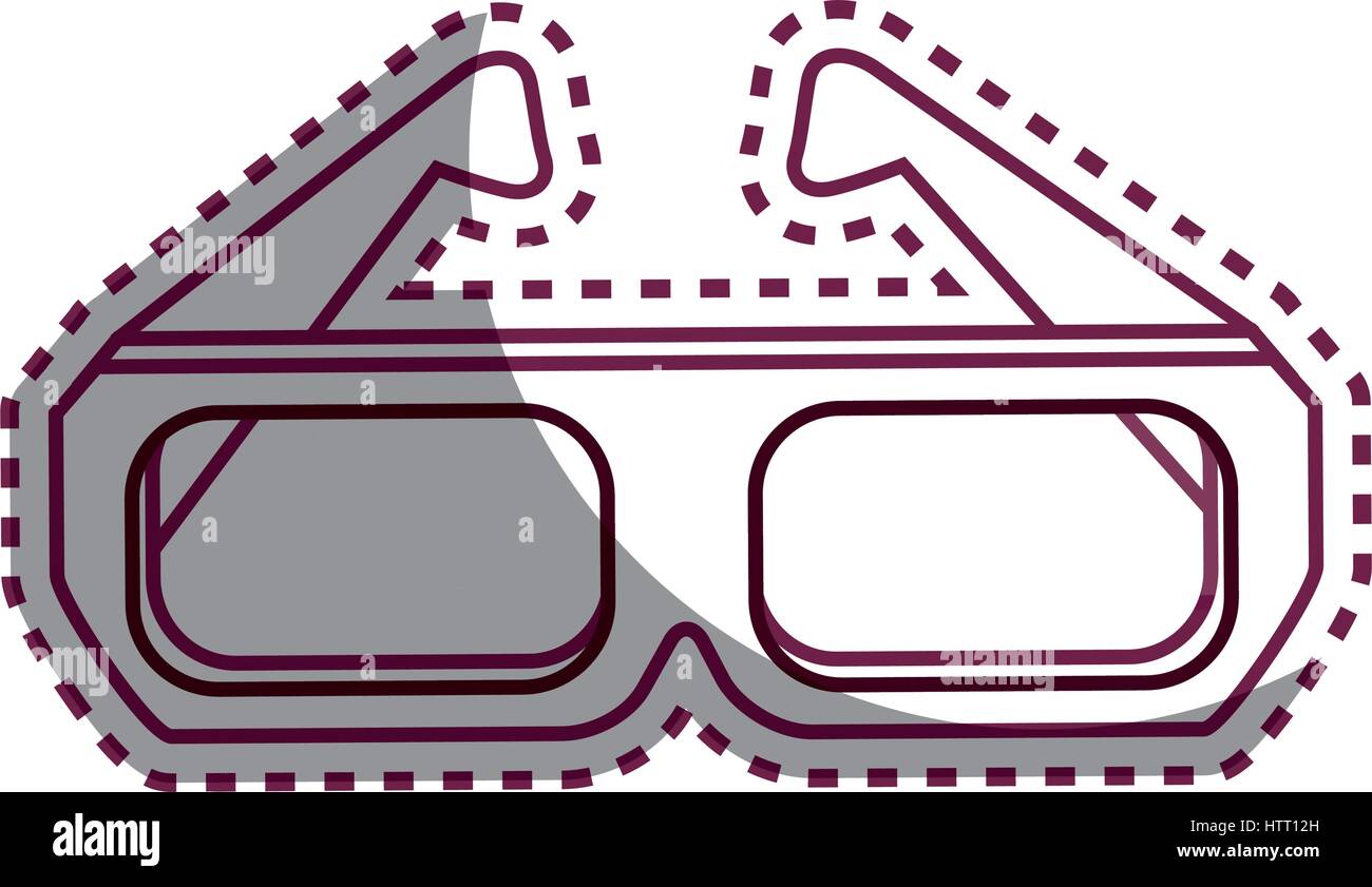 glasses 3d isolated icon Stock Vector Image & Art - Alamy