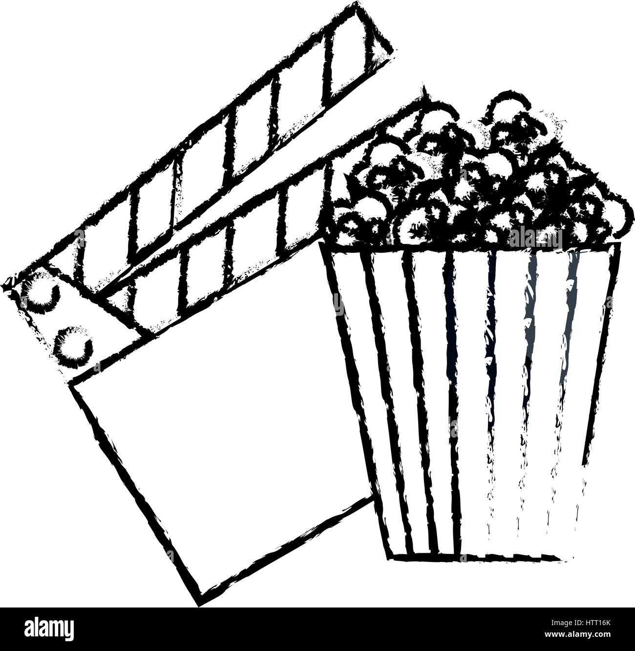 Movie entertainment set icons Stock Vector Image & Art - Alamy
