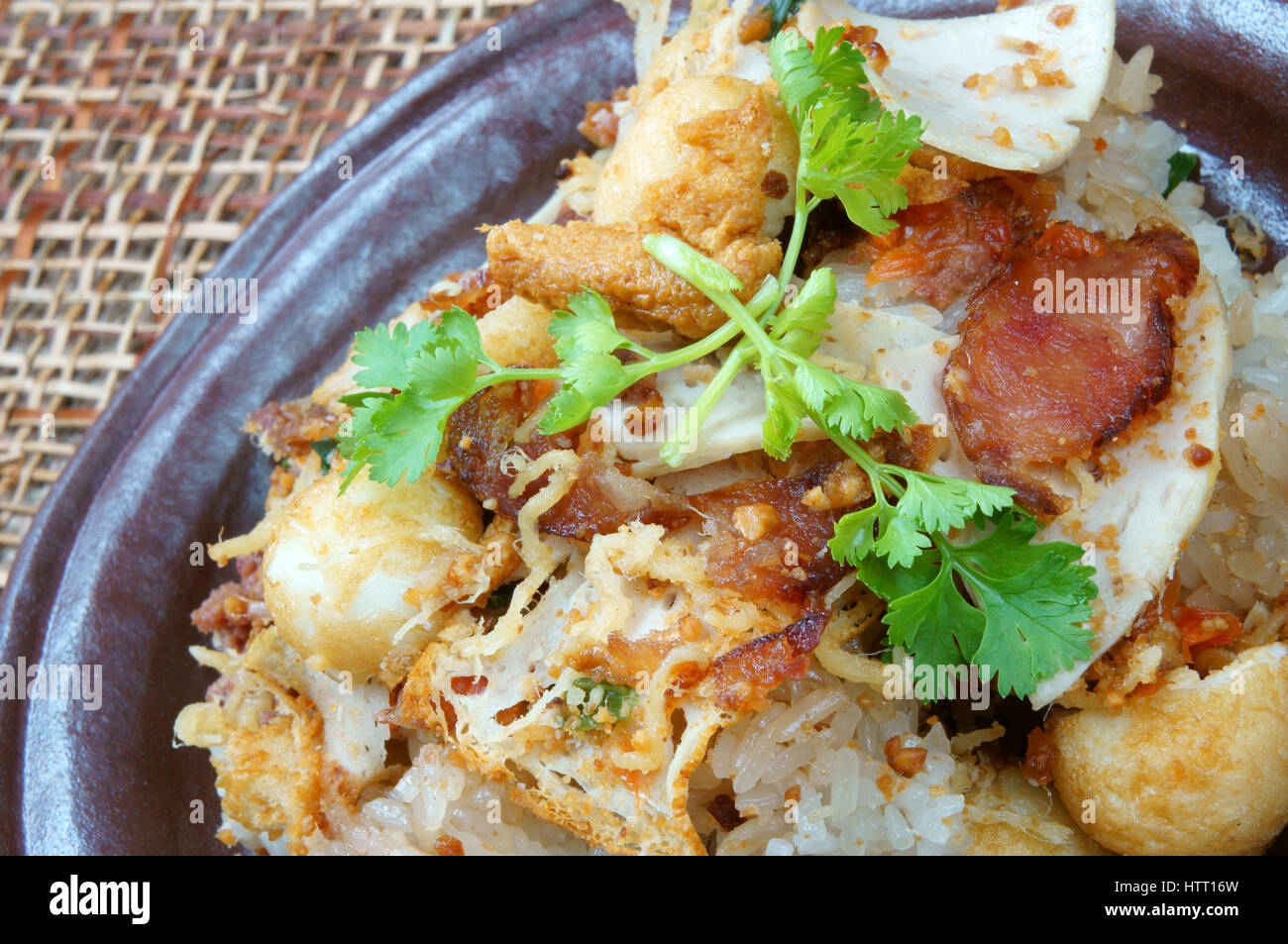 Vietnamese food, savory xoi or subgum xoi is popular Vietnam food, for