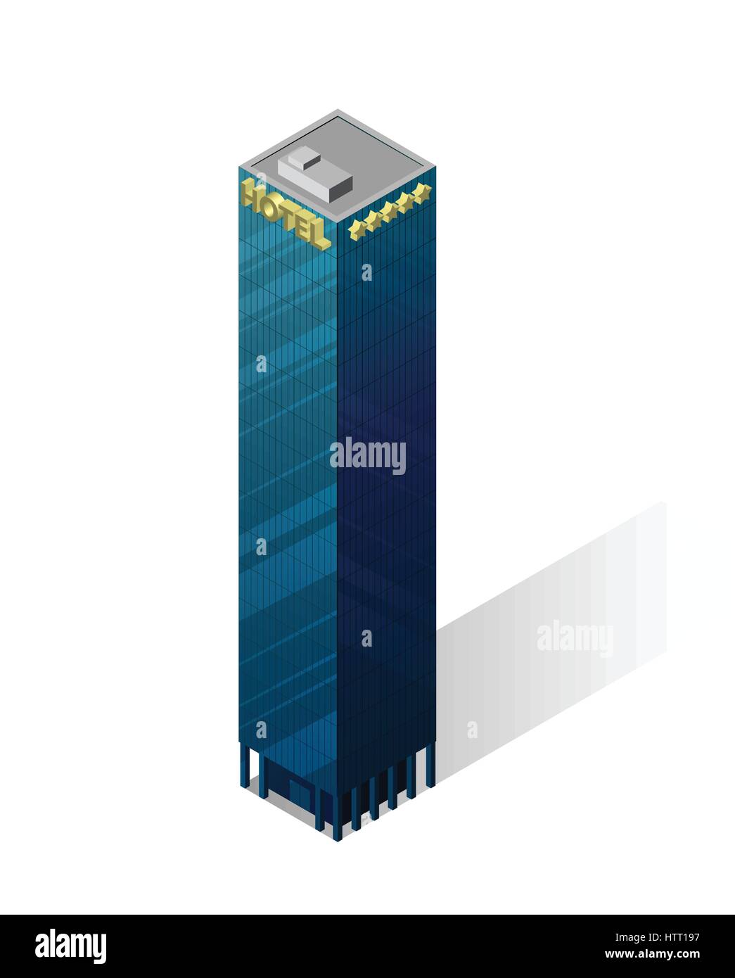 Vector isometric skyscraper icon Stock Vector Image & Art - Alamy