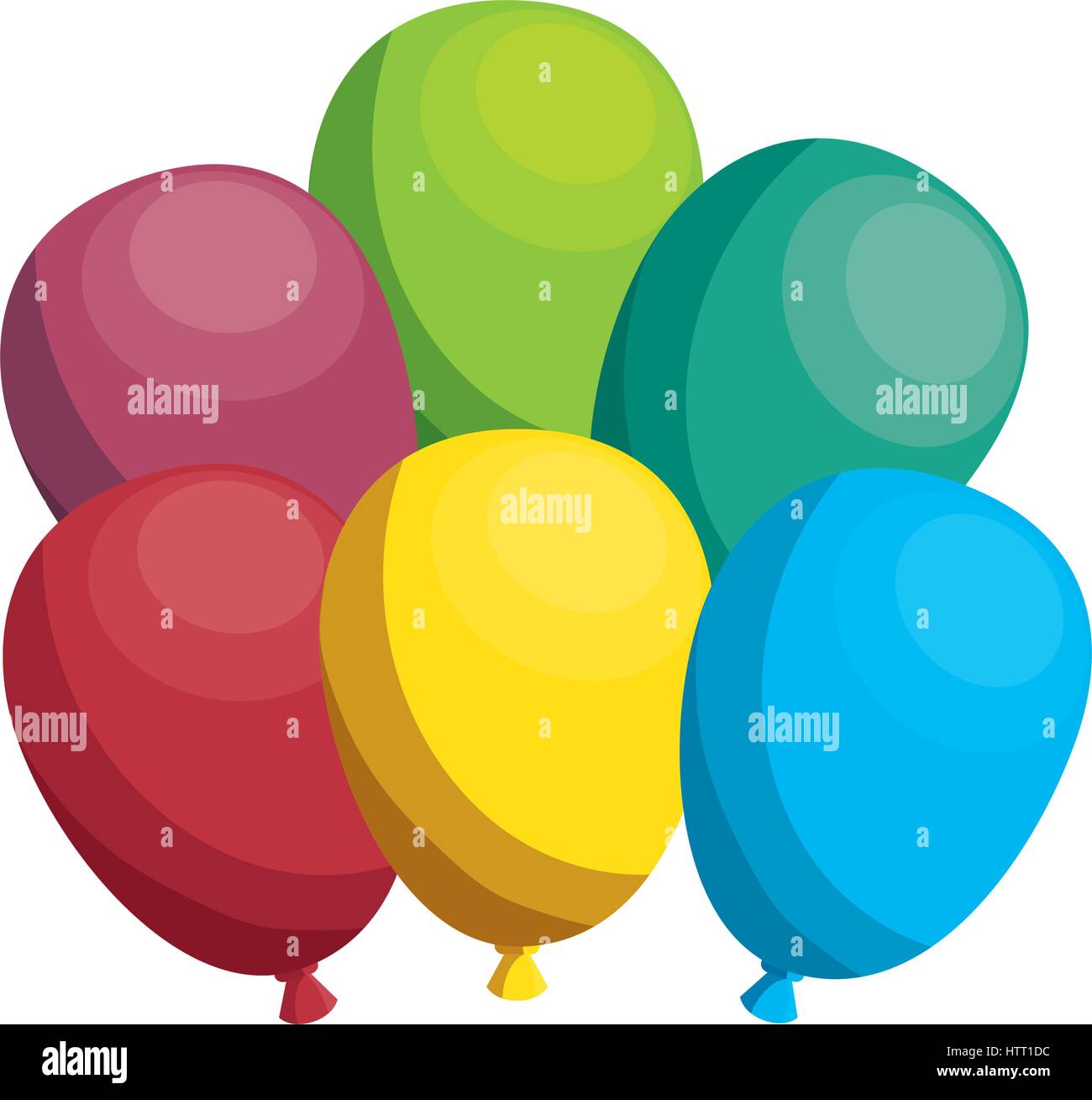 balloons air party icon Stock Vector Image & Art - Alamy