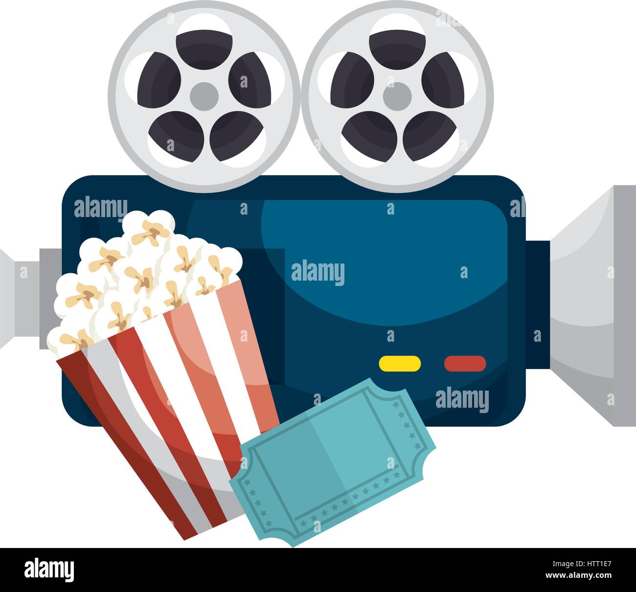 Movie entertainment set icons Stock Vector Image & Art - Alamy