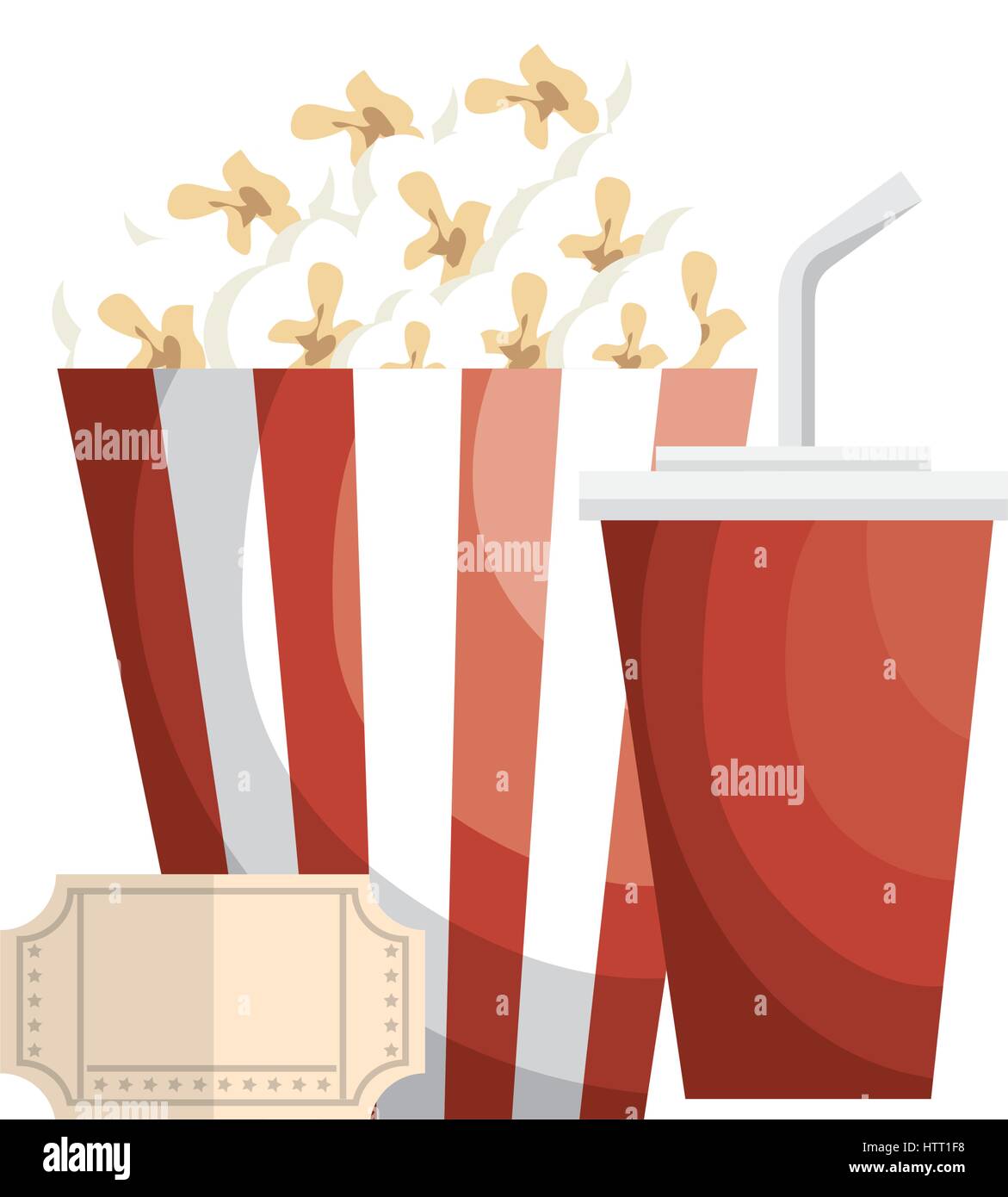Movie entertainment set icons Stock Vector Image & Art - Alamy