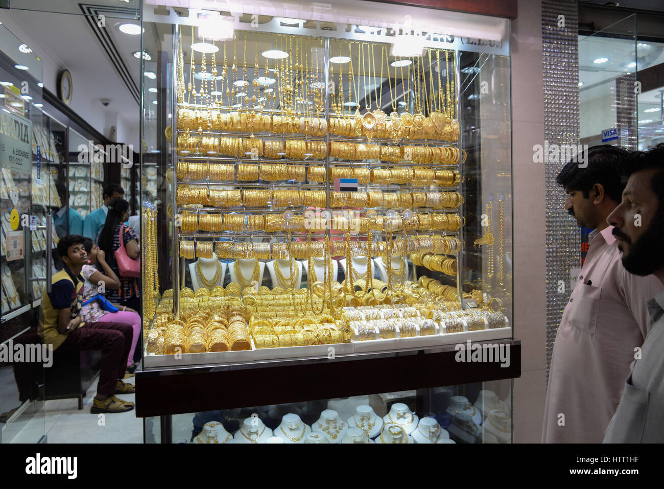 Gold Market, Dubai, UAE Stock Photo Alamy
