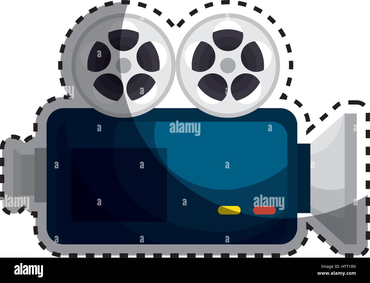 video camera isolated icon Stock Vector Image & Art - Alamy