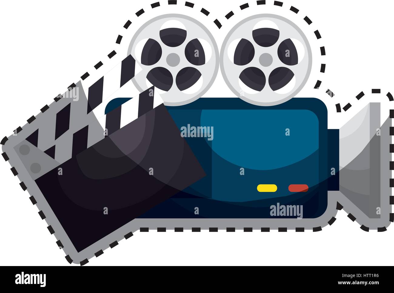 Movie entertainment set icons Stock Vector Image & Art - Alamy