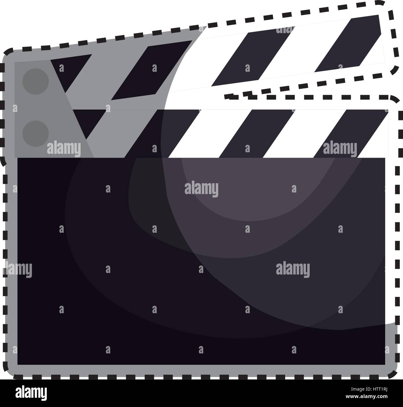 clapperboard cinema isolated icon Stock Vector Image & Art - Alamy