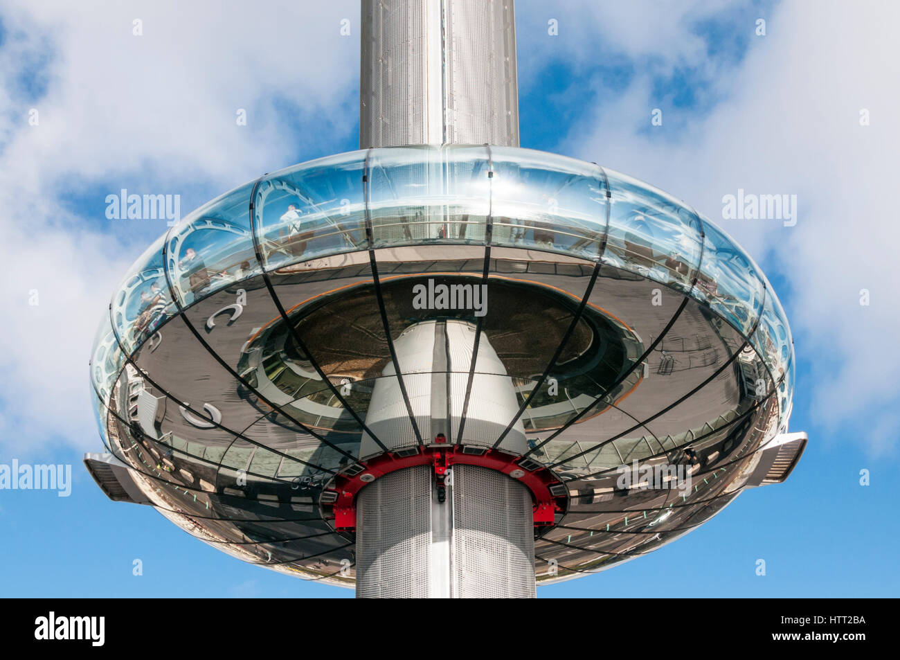 The British Airways i360 observation tower on Brighton seafront. Stock Photo