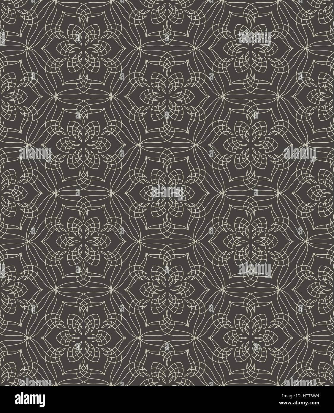 Vector seamless pattern. Luxury floral texture with flowers. Pattern ...