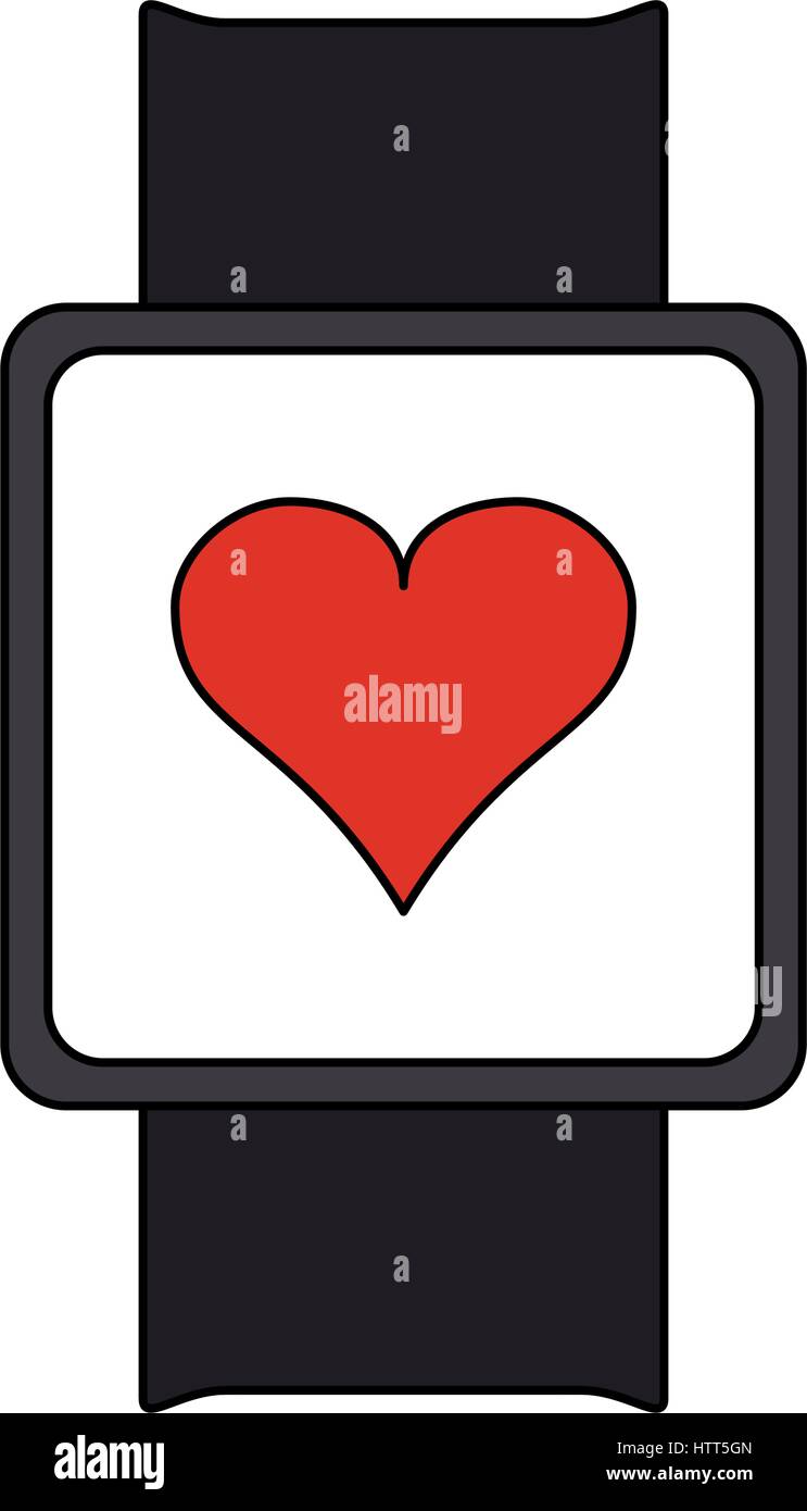 portable heart rate monitor icon image Stock Vector Image & Art - Alamy
