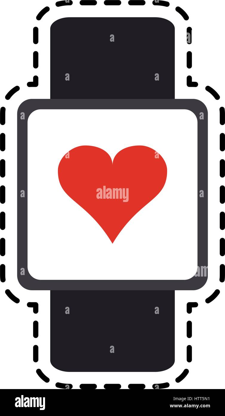 portable heart rate monitor icon image Stock Vector Image & Art - Alamy
