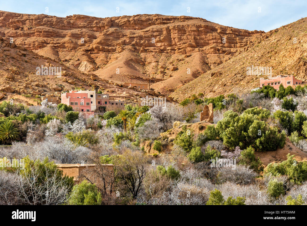 Landscape of Dades Valley in the High Atlas Mountains, Morocco Stock Photo