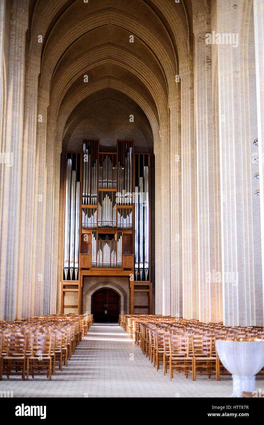 Grundtvigs Kirke, Copenhagen, Denmark Stock Photo