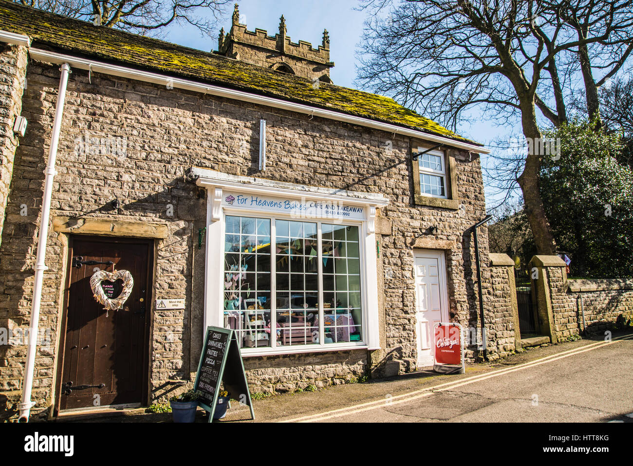 the shop front Castleton Derbyshire rural land in the high peaks Ray