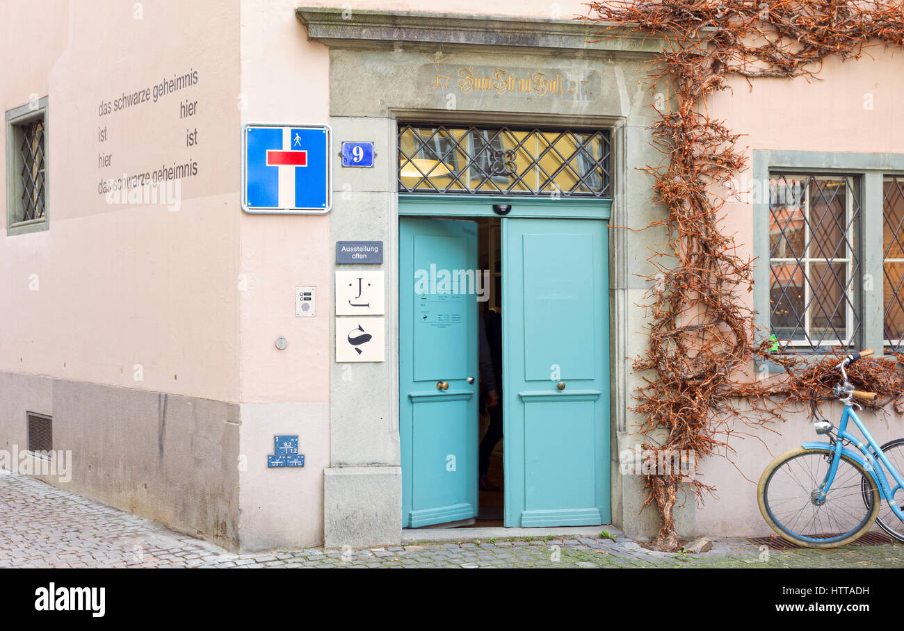 James Joyce Foundation Zurich Stock Photo Alamy