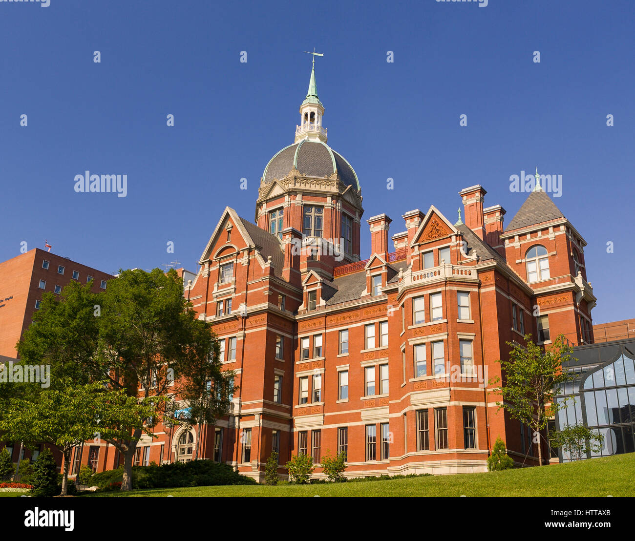 BALTIMORE, MARYLAND, USA Johns Hopkins Hospital building Stock Photo