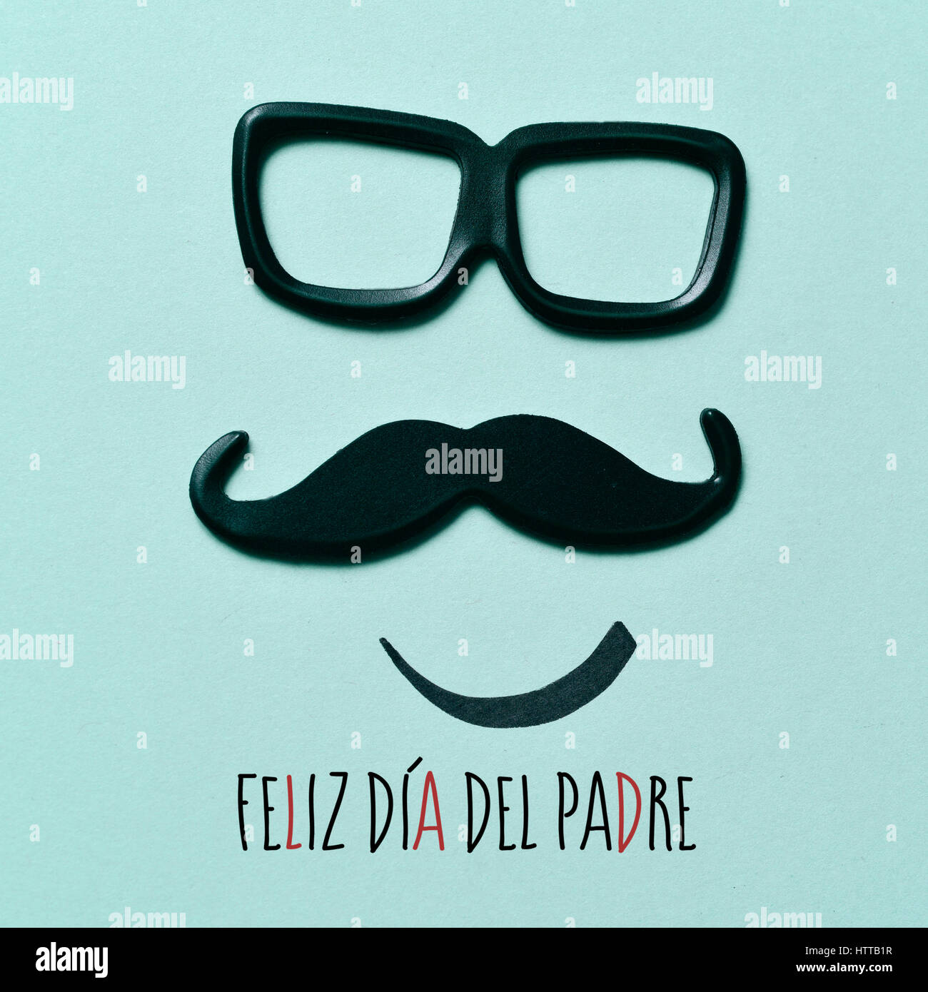 The Text Feliz Dia Del Padre Happy Fathers Day In Spanish And A Stock Photo Alamy