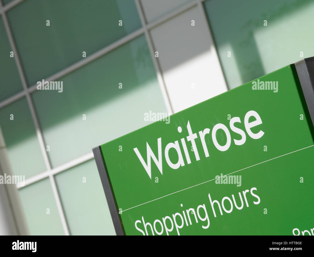 Waitrose signage Stock Photo Alamy