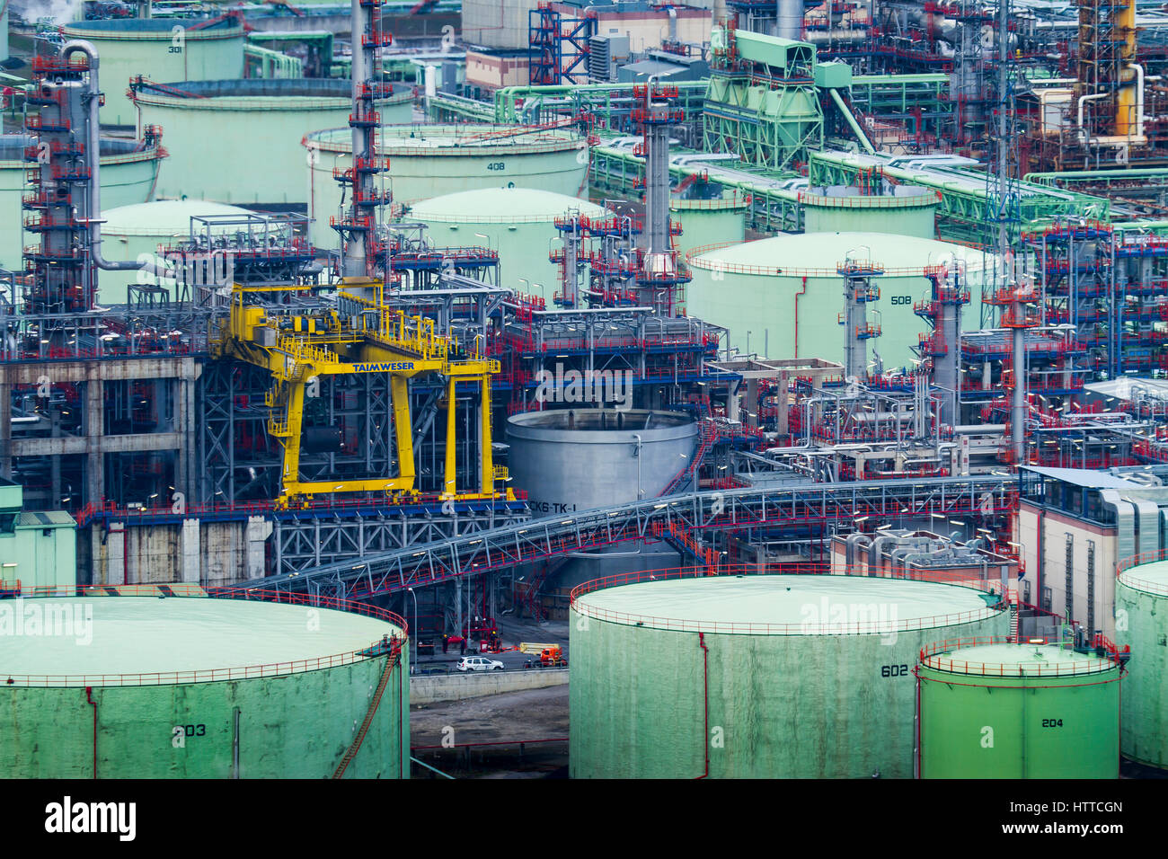 Oil refinery. Stock Photo