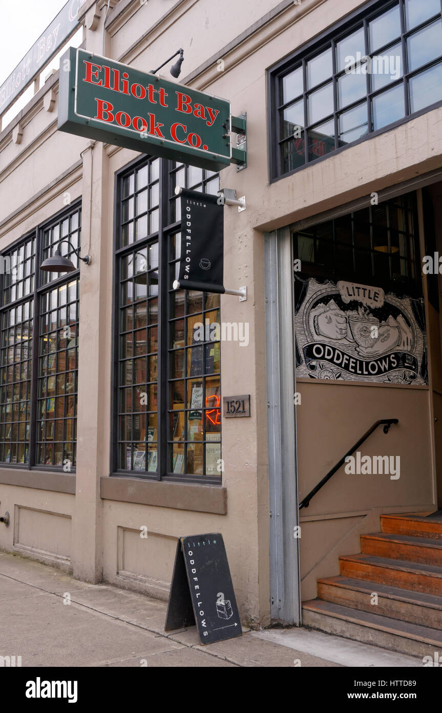 The Elliot Bay Book Company bookstore in the Capitol Hill neighborhood
