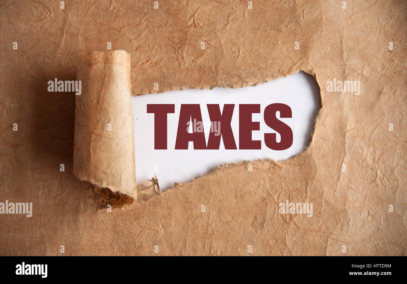 Torn taxes hi-res stock photography and images - Alamy
