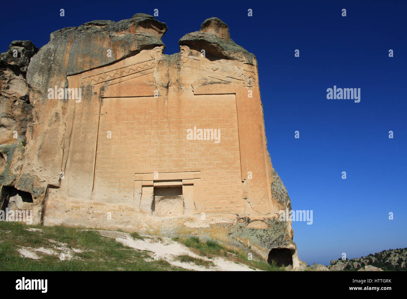 old Phrygia temple at eskisehir in turkey Stock Photo