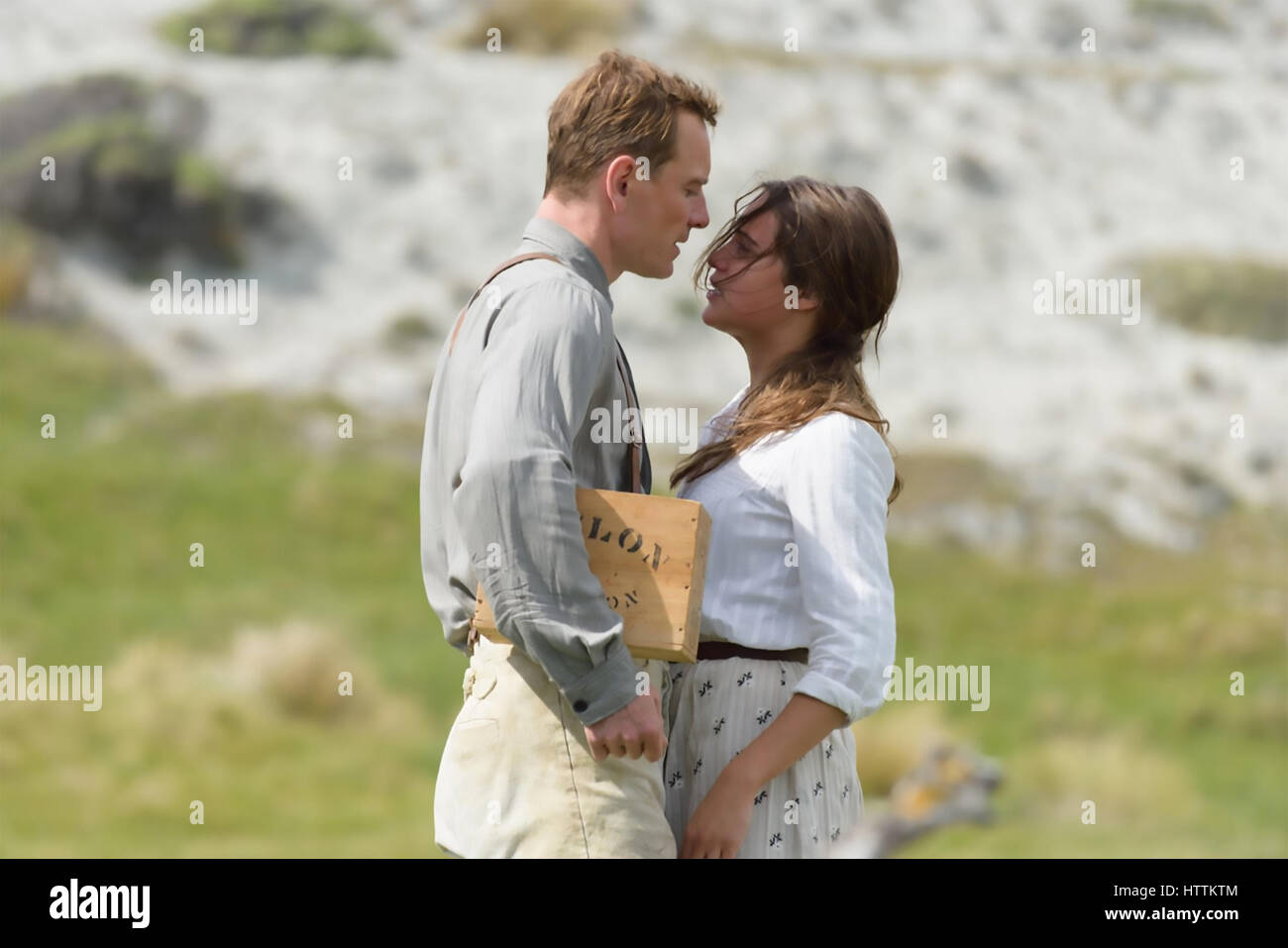 THE LIGHT BETWEEN OCEANS 2016 Heyday Films/DreamWorks production with Alicia Vikander and Michael Fassbender Stock Photo