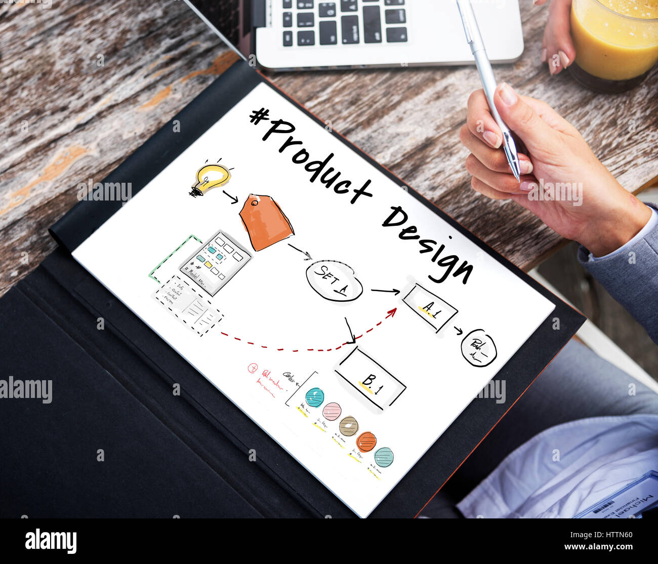 Business branding label chart graphic Stock Photo Alamy