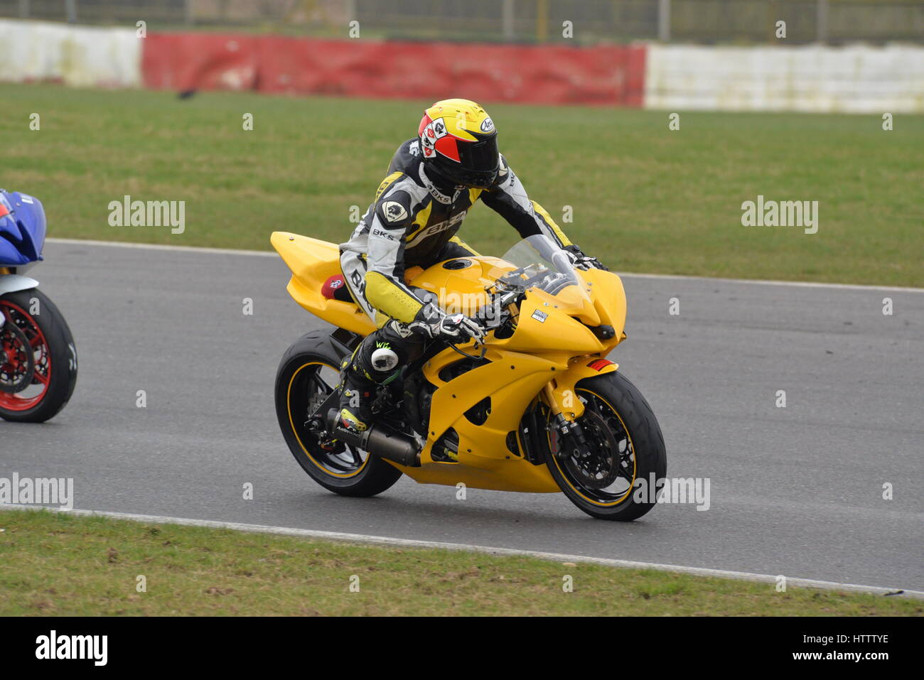 Motorbike trackday Stock Photo