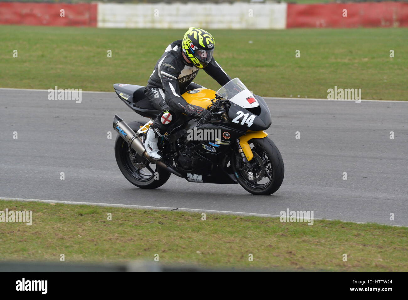 Motorbike track day Stock Photo