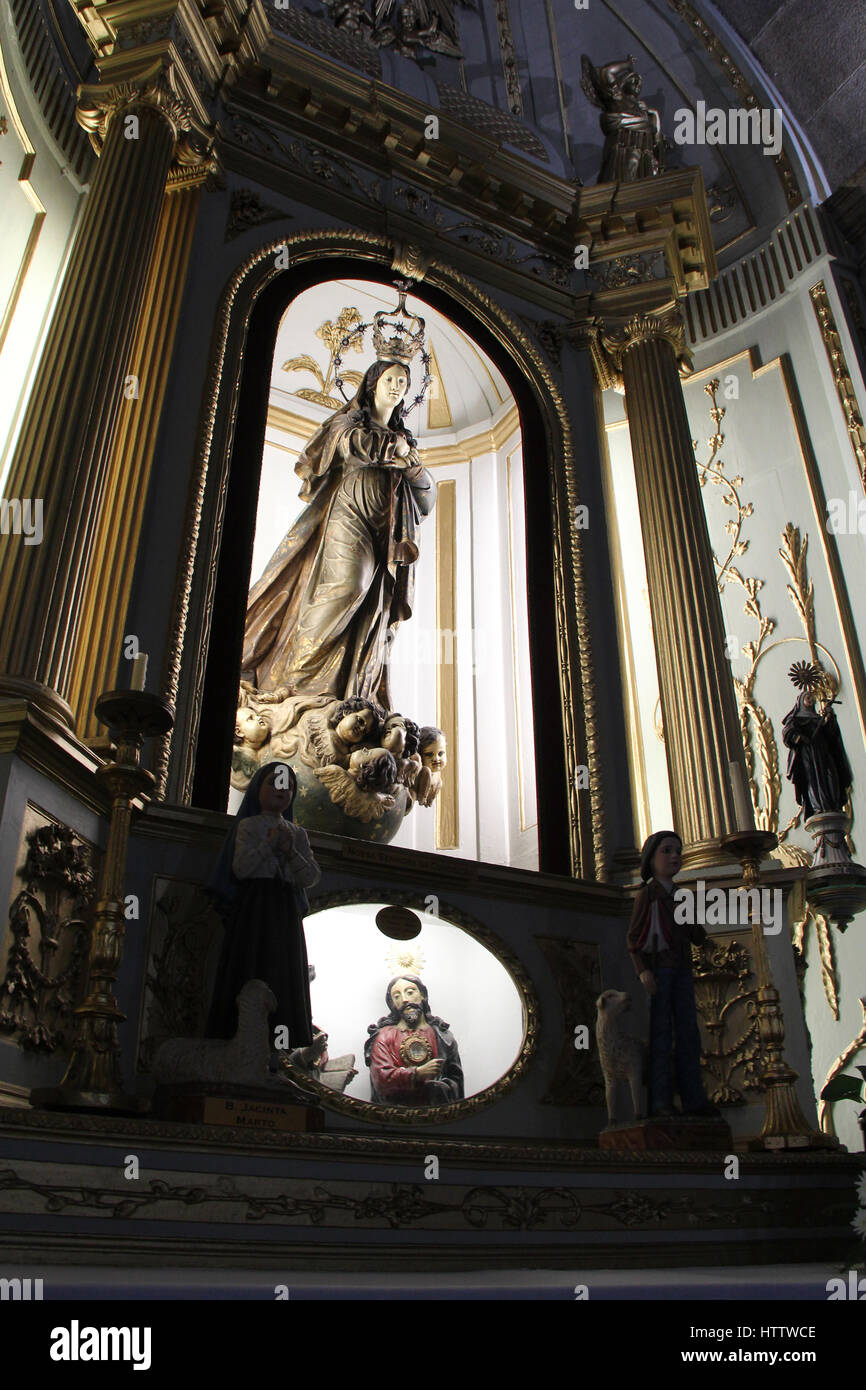 Altarpiece in Congregados church in Porto (Portugal) Stock Photo