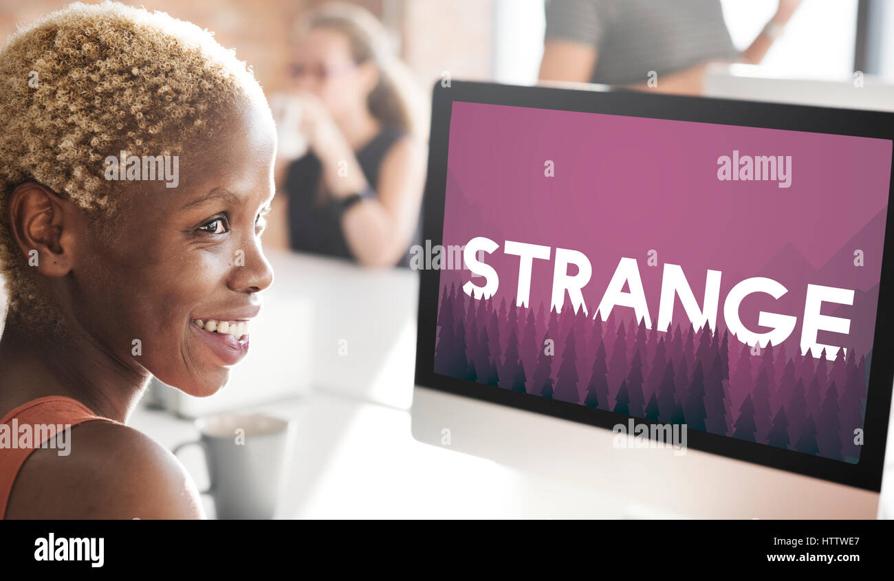 Quite Strange Curious Mystery Bizarre Strange Concept Stock Photo - Alamy