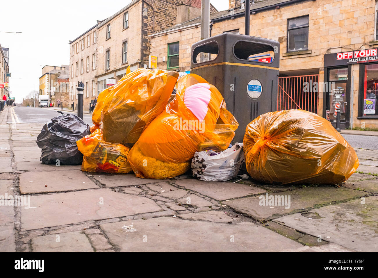 Yellow rubbish bags sale