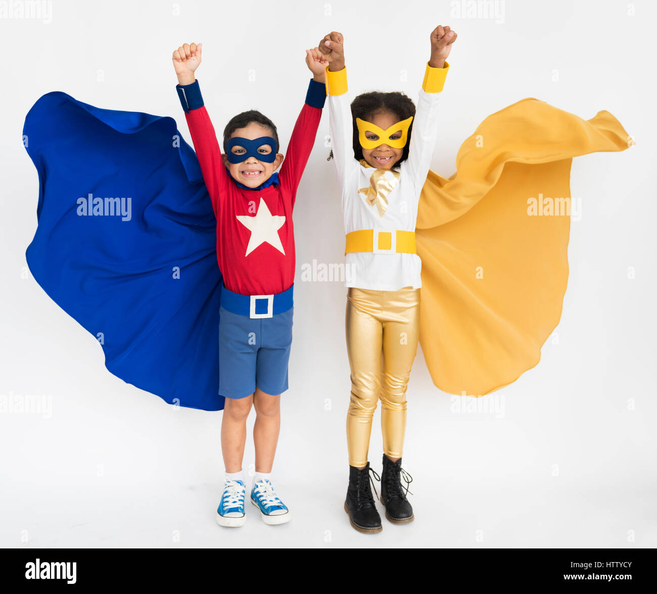 Cheerful Cute Kid Having Fun Concept Stock Photo - Alamy