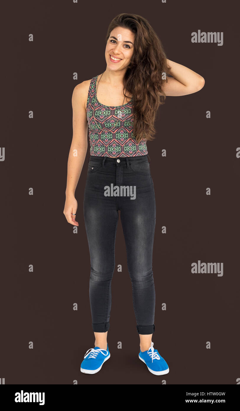 Studio Shoot People Portrait Concept Stock Photo - Alamy