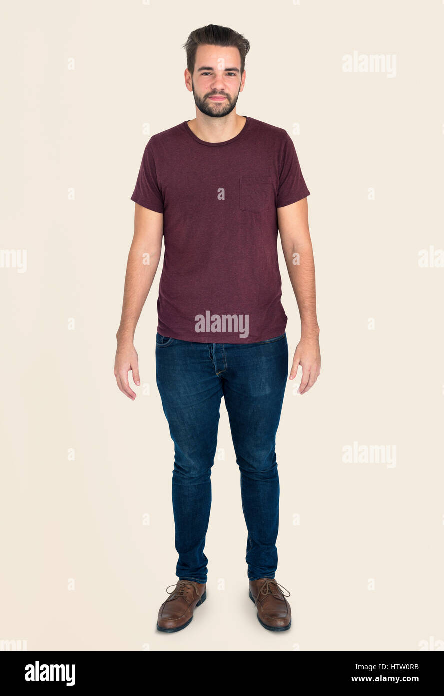 Man Studio Shoot Full Body Concept Stock Photo - Alamy