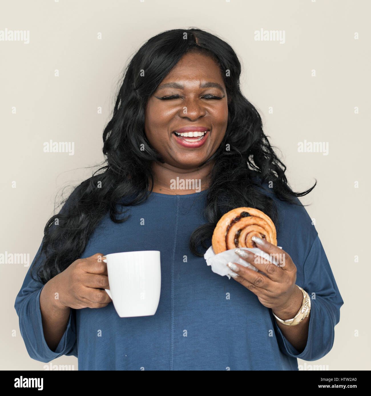 Studio Model Shoot Race Woman Lady Stock Photo - Alamy