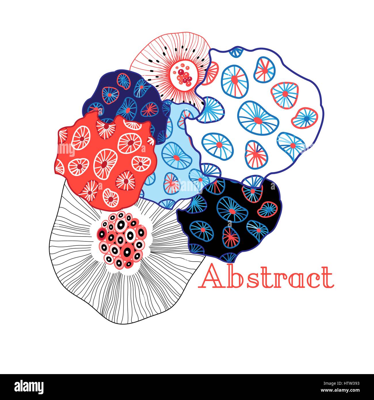 Bright colored abstract vector elements for design Stock Vector Image ...