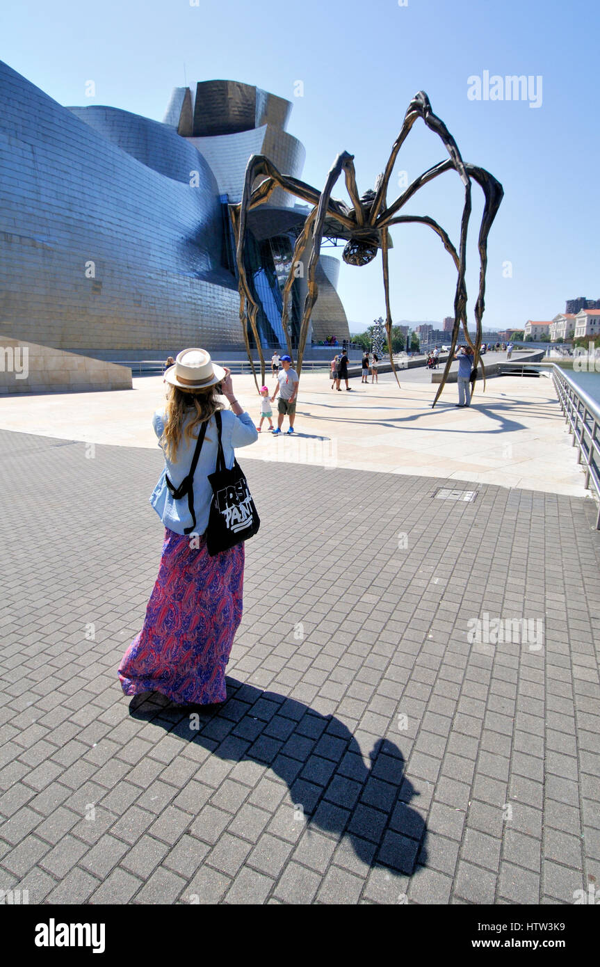 Maman Sculpture Bilbao Spain Stock Photo Alamy Maman Sculpture Bilbao Spain Stock Photo Alamy