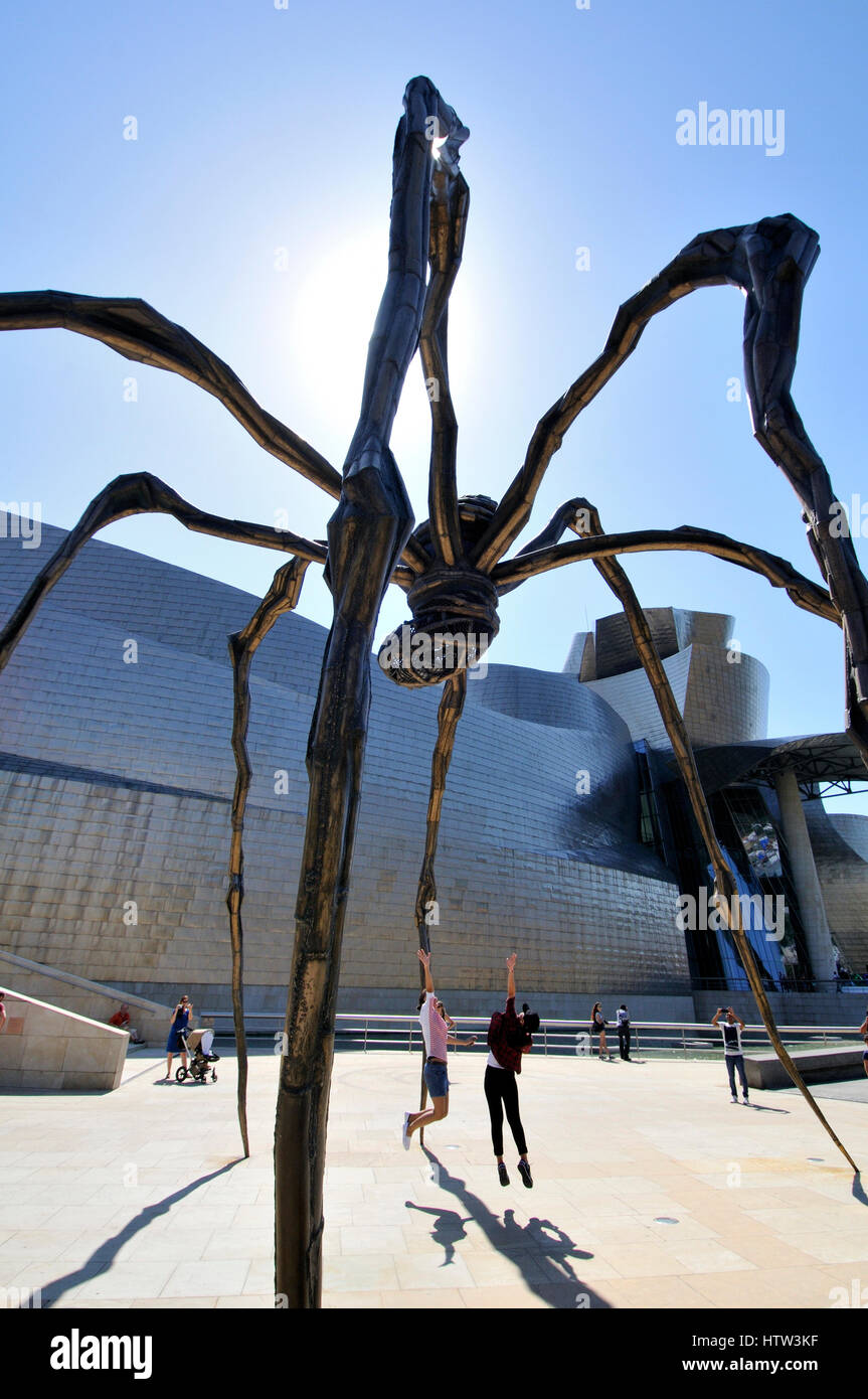 Maman Sculpture. Bilbao, Spain Stock Photo Alamy